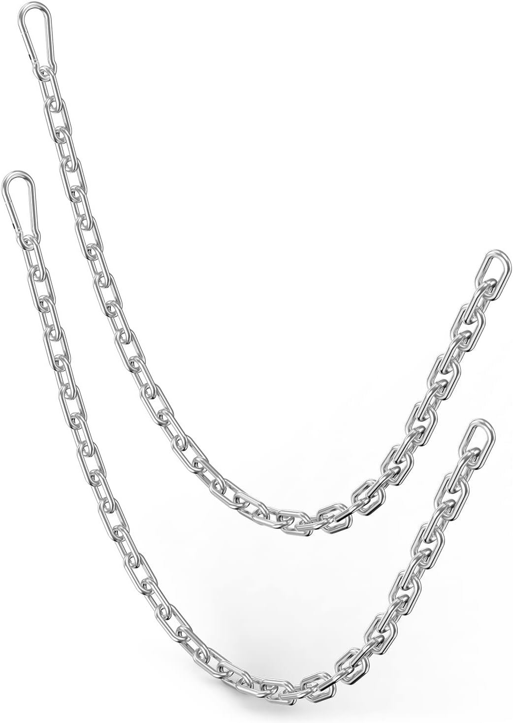 2Pcs 304 Stainless Steel LAT Pull Cable Extension Chain X582611