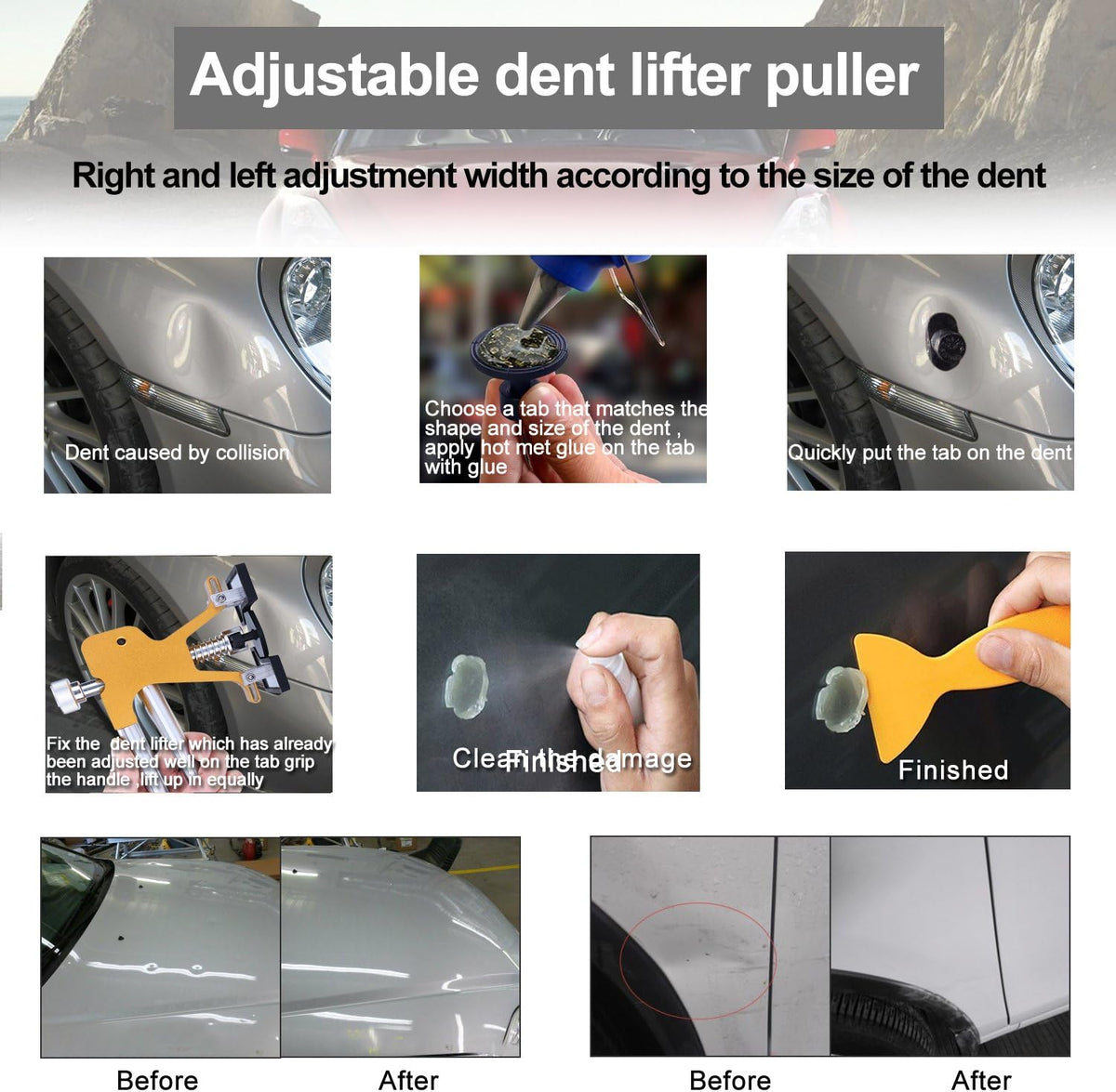 Golden Dent Puller Kit Pack of 2 N59077