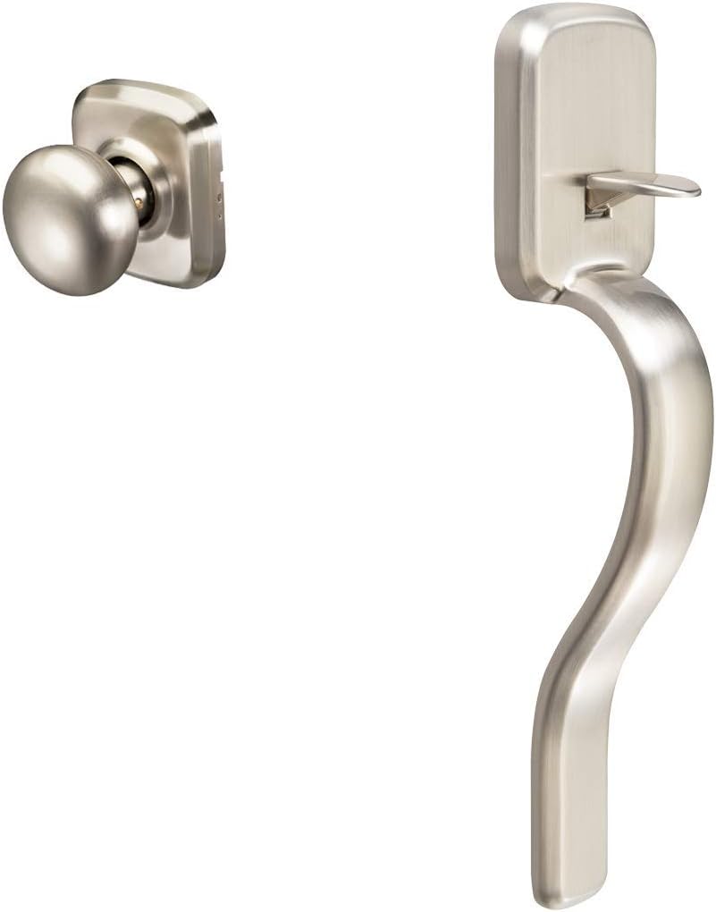 Satin Nickel Passage Interior Knob Handleset A4157