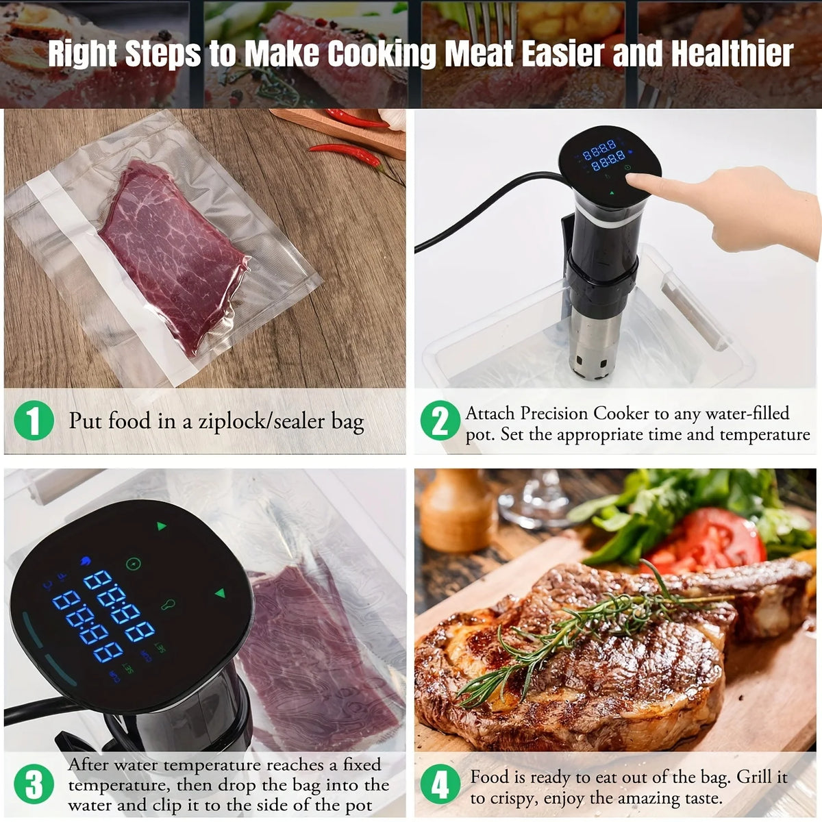 Sous Vide Cooker with Digital Display O3527