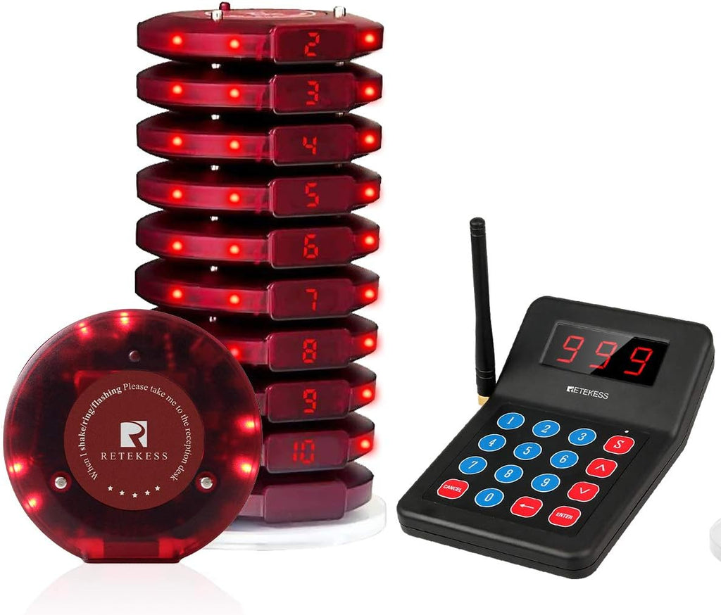 10 Food Pagers U700356