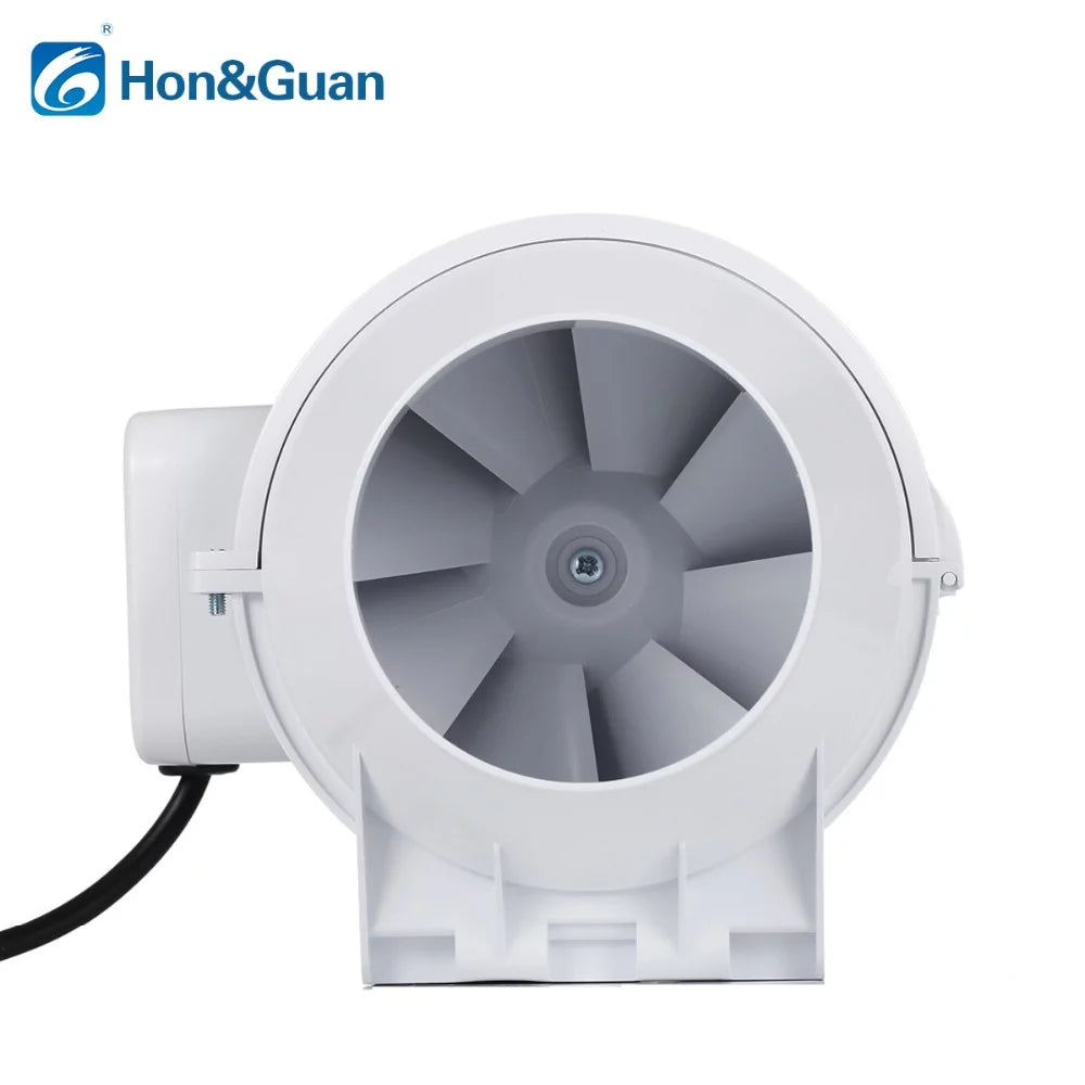 4'' Silent Inline Duct Fan Ventilation Exhaust Ventilator V1110