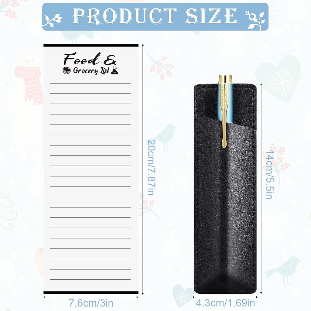 2 Pieces Magnetic List Set with Pen Holder W3097