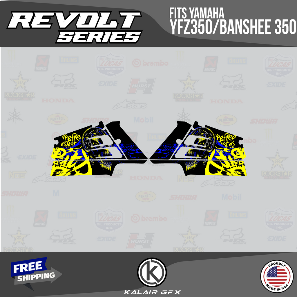 GFX Graphics Kit for Yamaha ATV BANSHEE 350 J808