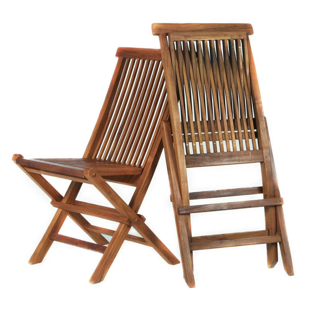 Teak Folding Chair (2) A283