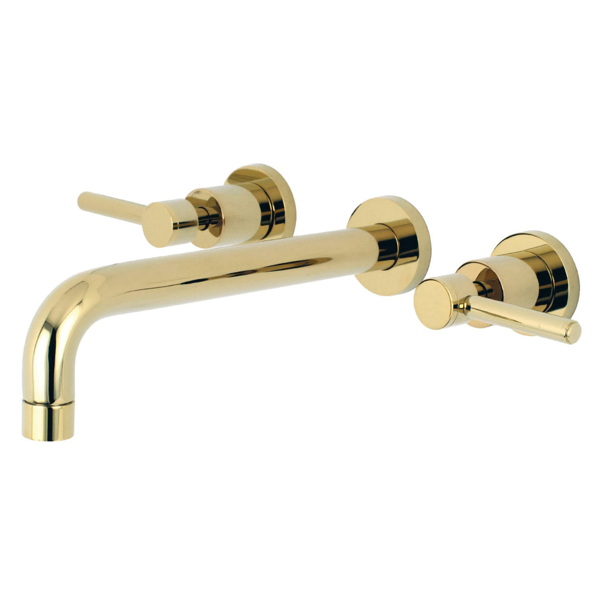 Polished Brass Wall Mount Roman Tub Faucet V298