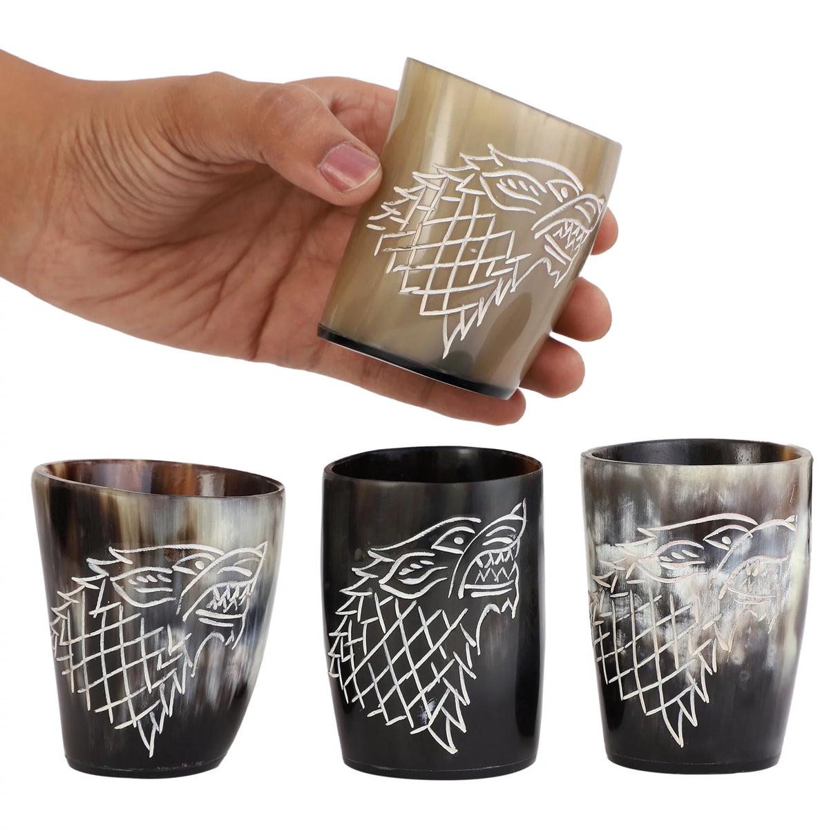 Drinking Horn Cups Pack Of 6 U466808