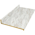 8 ft. White Laminate Countertop H9348