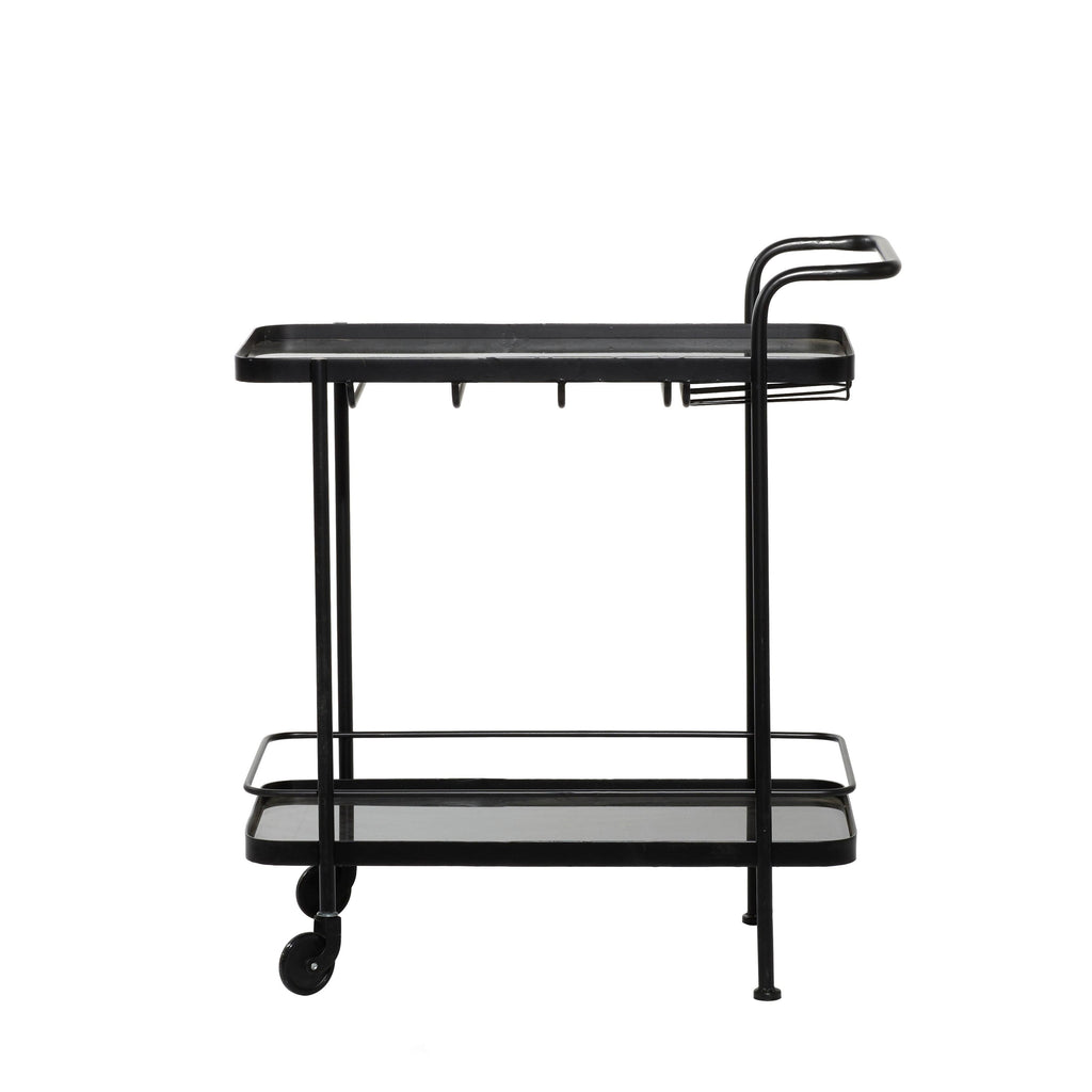 Black Metal Bar Cart N341738