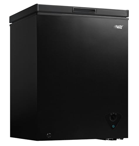 5.0 Cu.ft Chest Freezer with Removable Basket, Black A68130