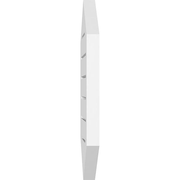Vertical Peaked Surface Mount PVC Gable Vent A797552