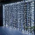 300 LED Warm White Curtain Lights V8722
