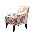 Red and Yellow Nailhead Trim Arm Chair W674471