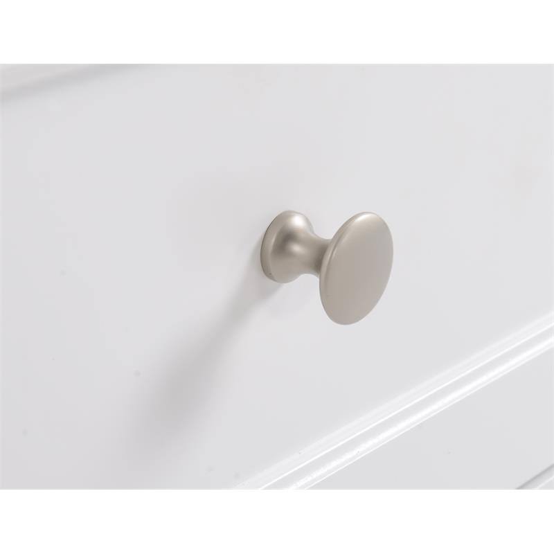 White Wood Accent Cabinet with Two Doors Q17272