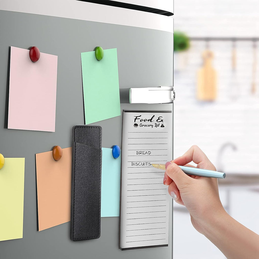 2 Pieces Magnetic List Set with Pen Holder W3097
