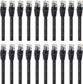Cat5e Ethernet Patch Cable 1.5 Feet Black Y661190