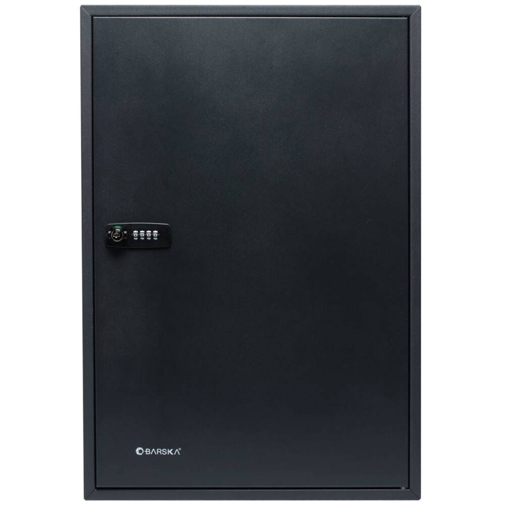 300 Position Adjustable Key Cabinet with Combination Lock Black Z62847
