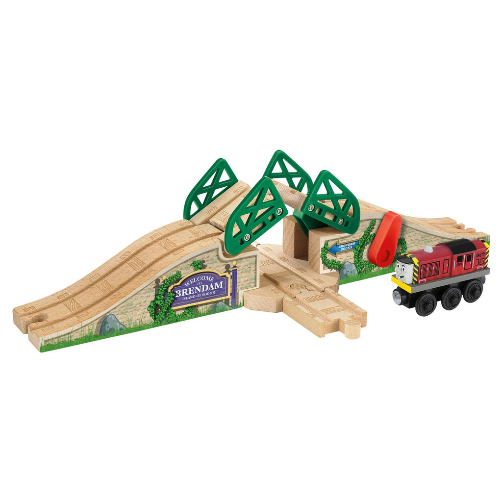 Wooden Railway Drawbridge J733126
