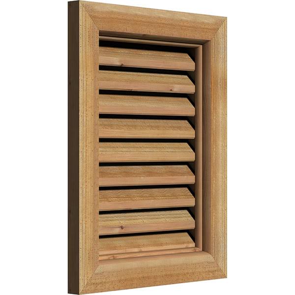 Unfinished Functional Rough Vertical Gable Vent N633