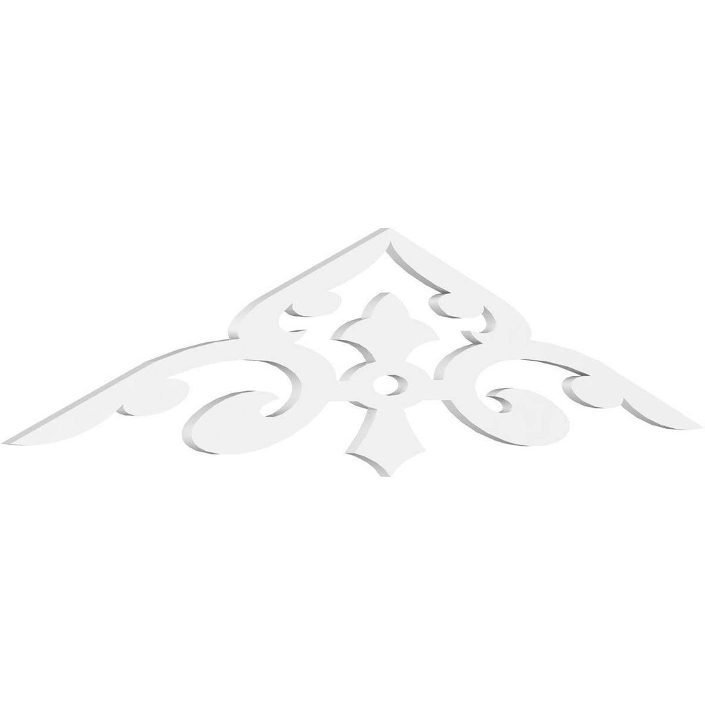 72x22W x 15x22H x 1x22P PVC Gable Pediment V1727