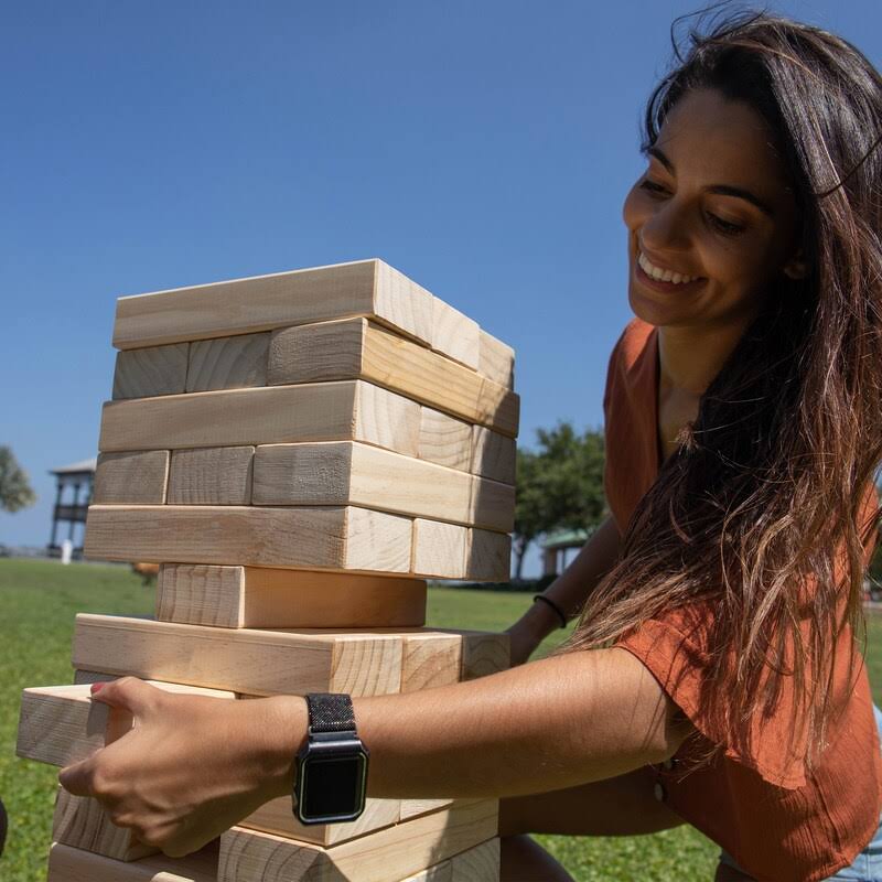 Giant Wooden Tumble Tower Game T234