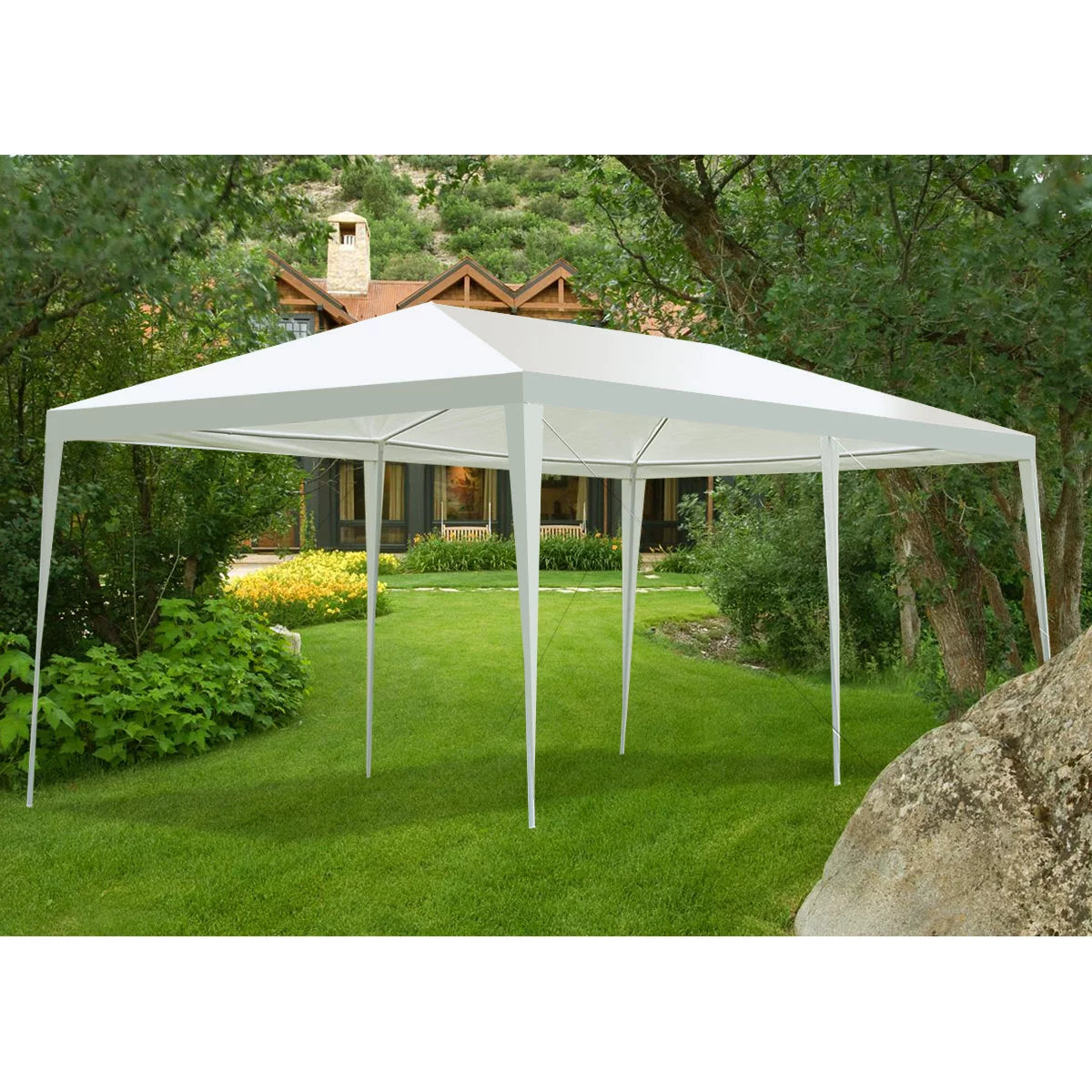 10'x20' Heavy Duty Canopy Tent with Side Walls C228