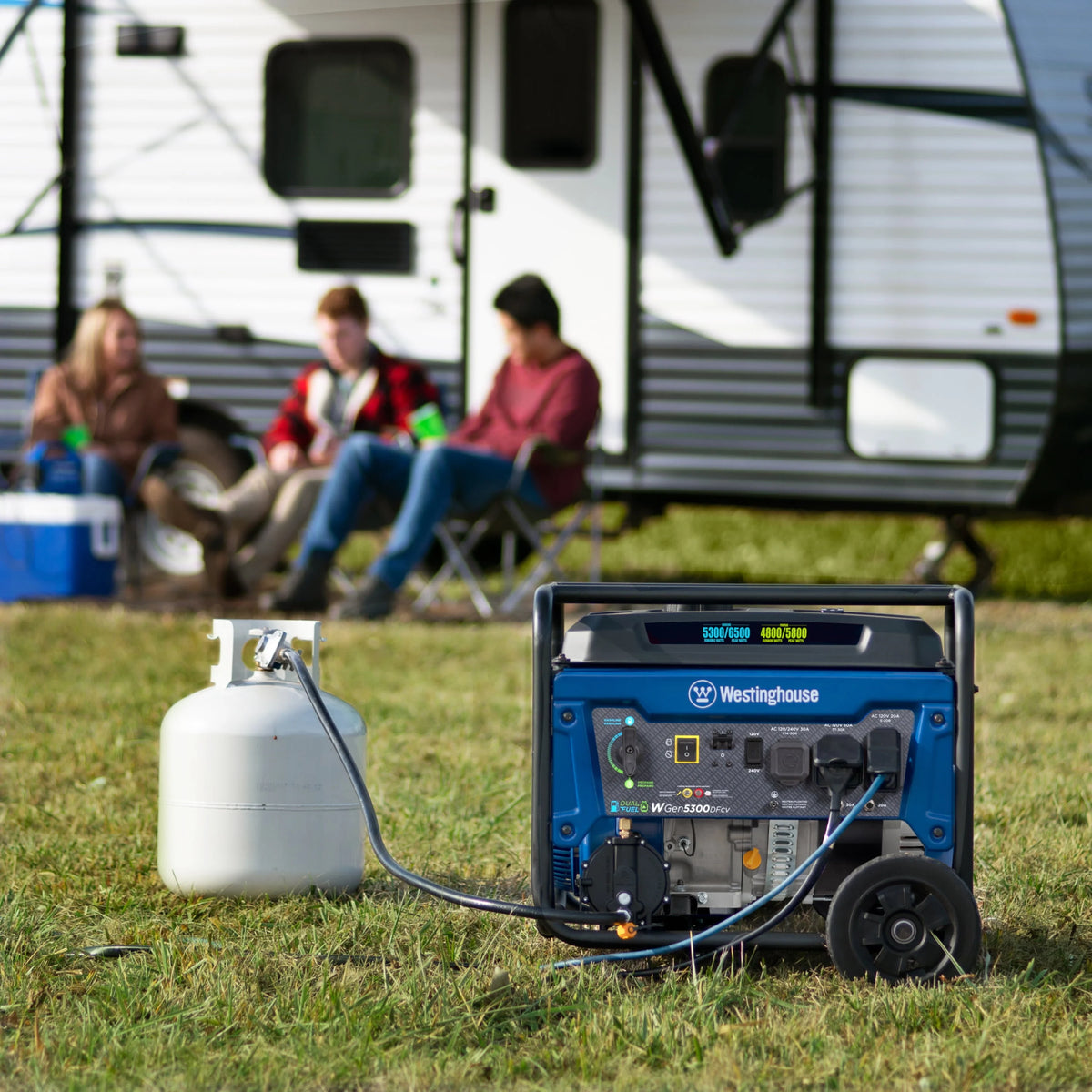 6500 Peak Watt Dual Fuel Portable Generator with CO Sensor V30110