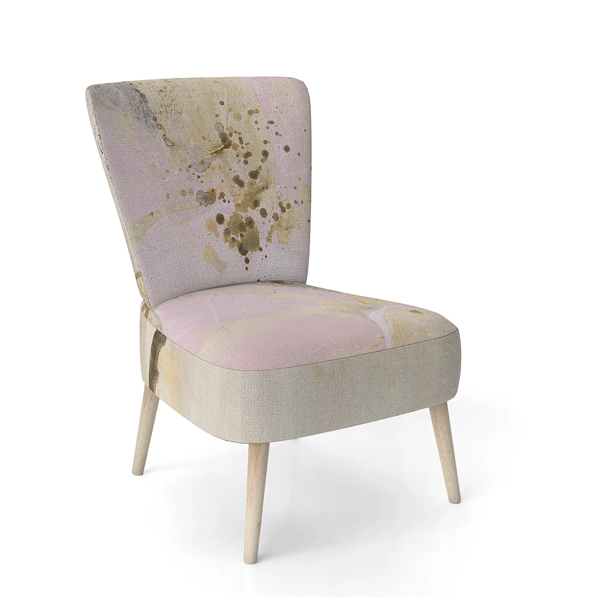 Pink Upholstered Accent Chair T667101