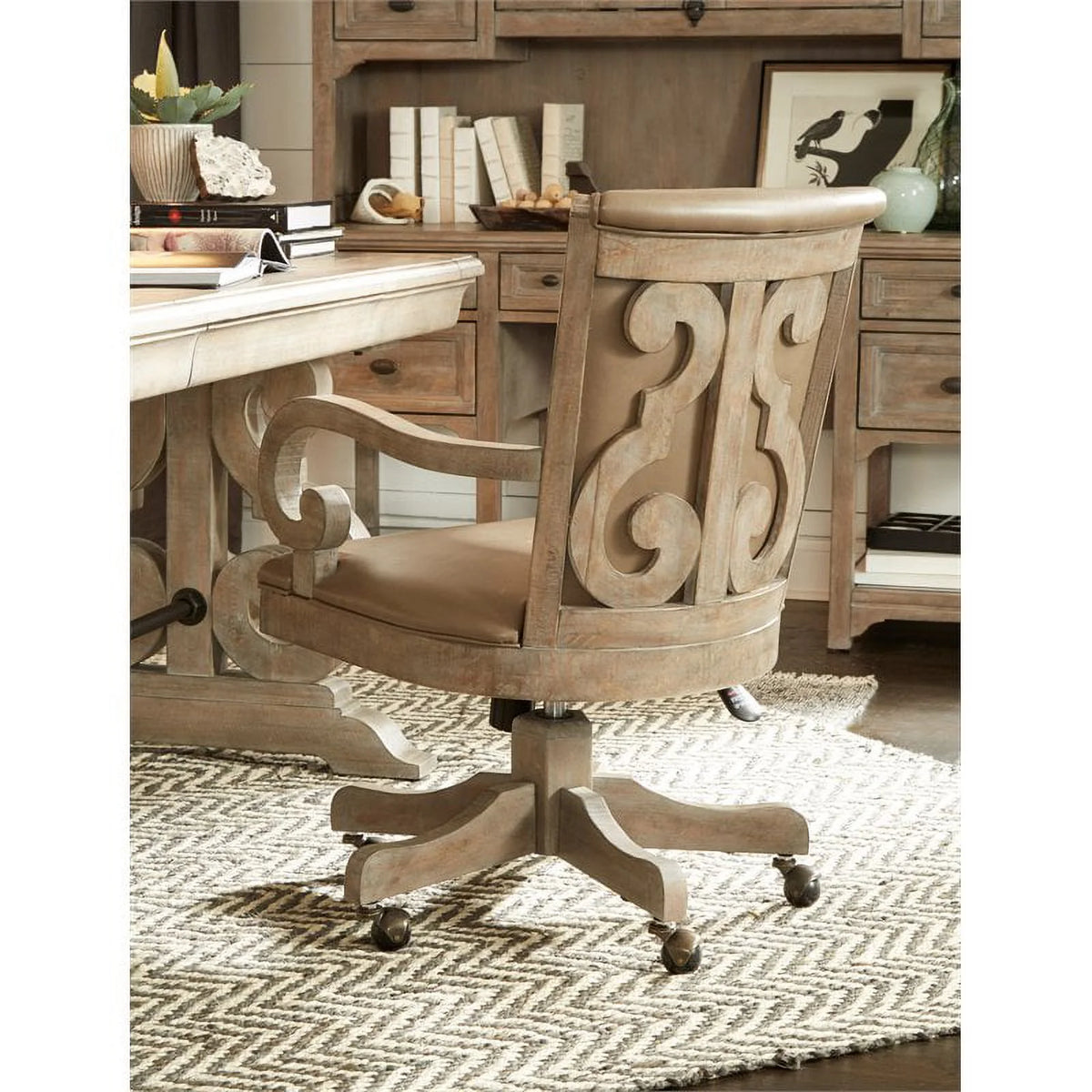 Fully Upholstered Swivel Chair P257642