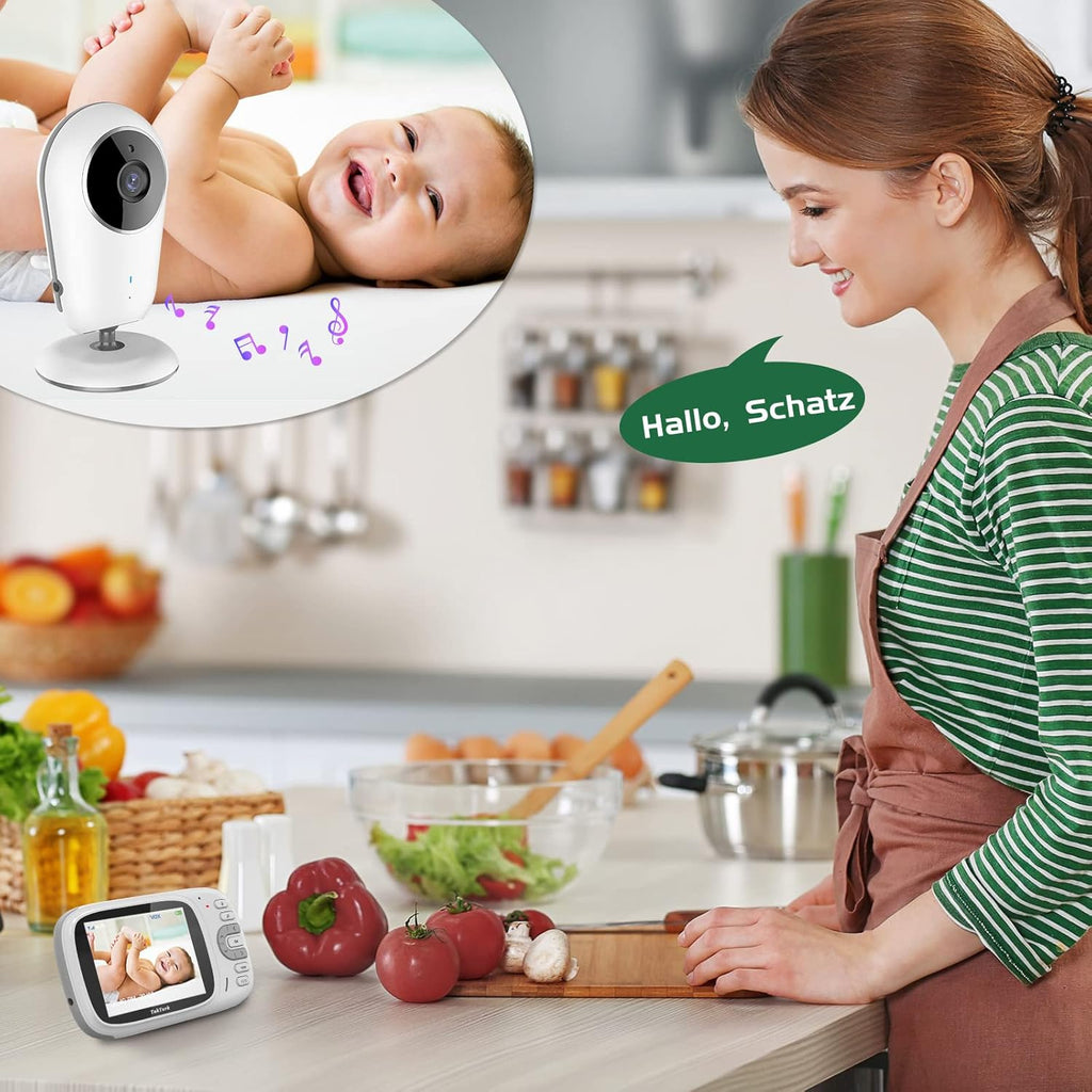 Baby Monitor with Camera and Audio, No WiFi, Night Vision D721