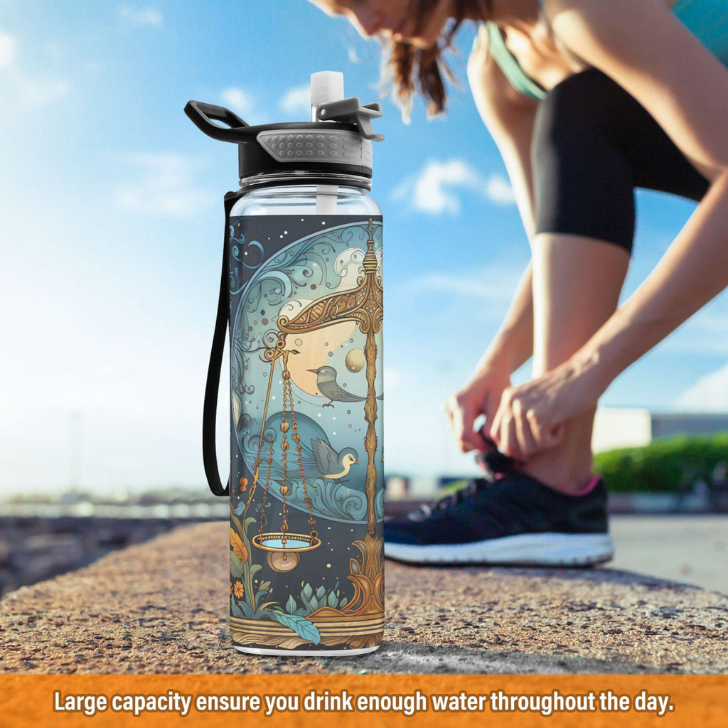 32oz Tritan Leakproof Water Bottle with Straw C975215