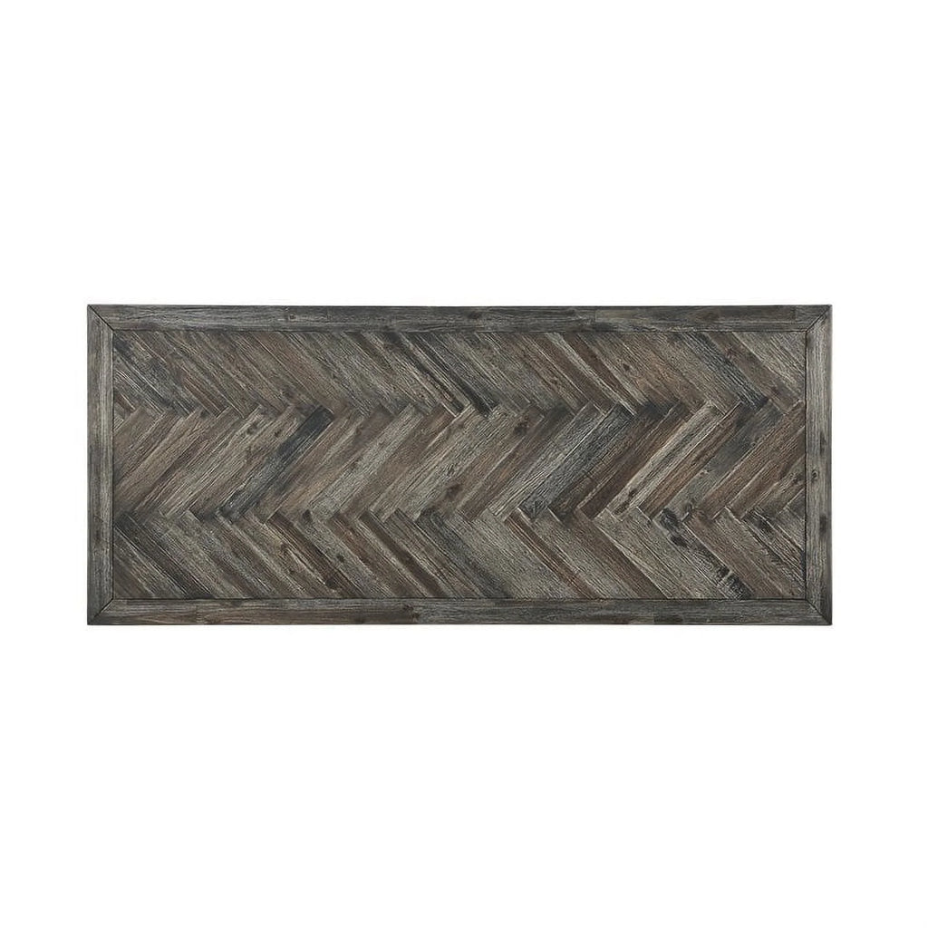 Wood Herringbone Counter Height Dining Table P4354