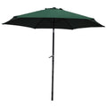 Forest Green Outdoor Aluminum Umbrella V9116