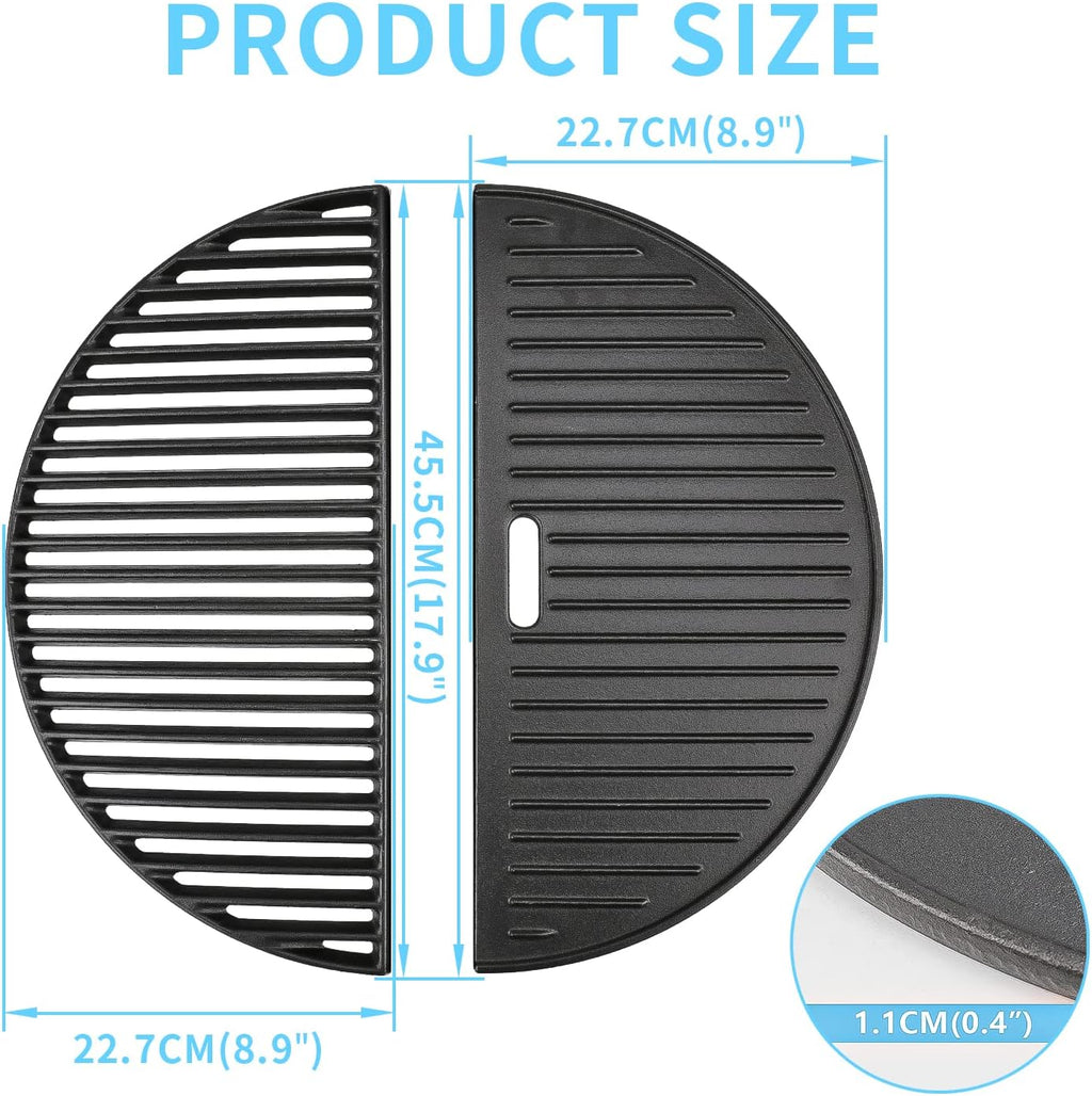 18 Inch Cast Iron Half Moon Cooking Grate Q378801