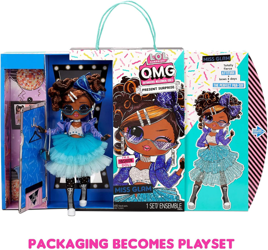 Fashion Doll with 20 Surprises, 5 Fashion Looks, Multicolor J7105