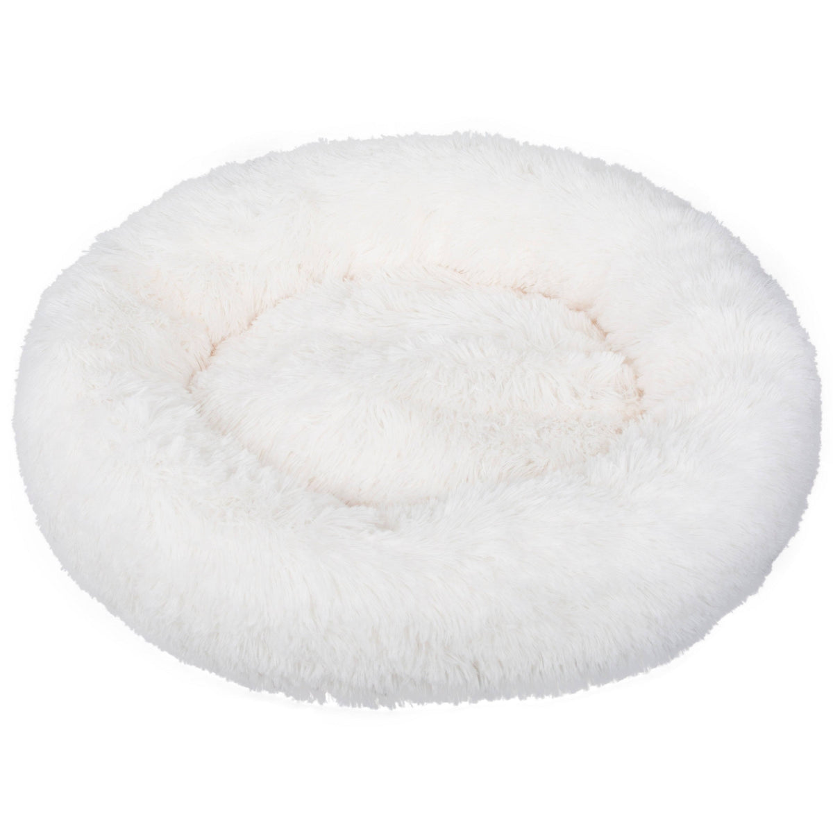 Dark Grey Round Donut Pet Bed Y95378