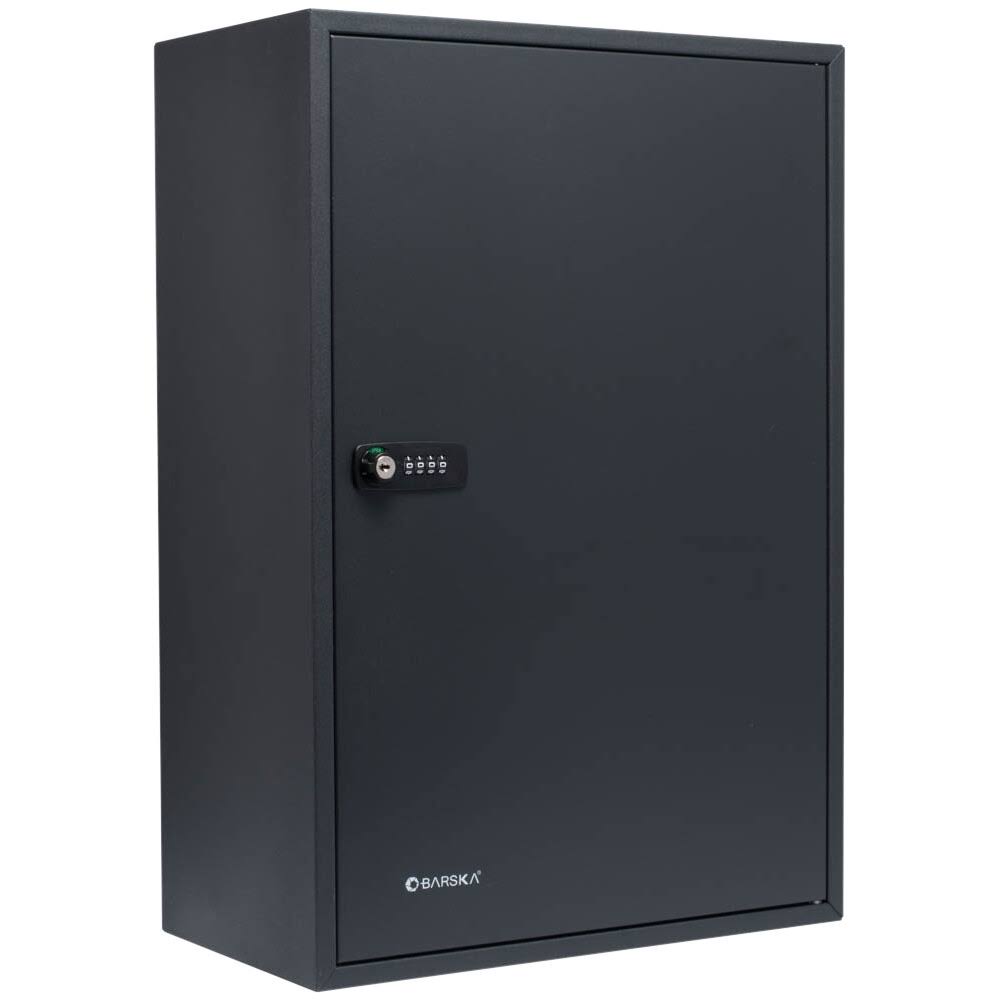 300 Position Adjustable Key Cabinet with Combination Lock Black Z62847