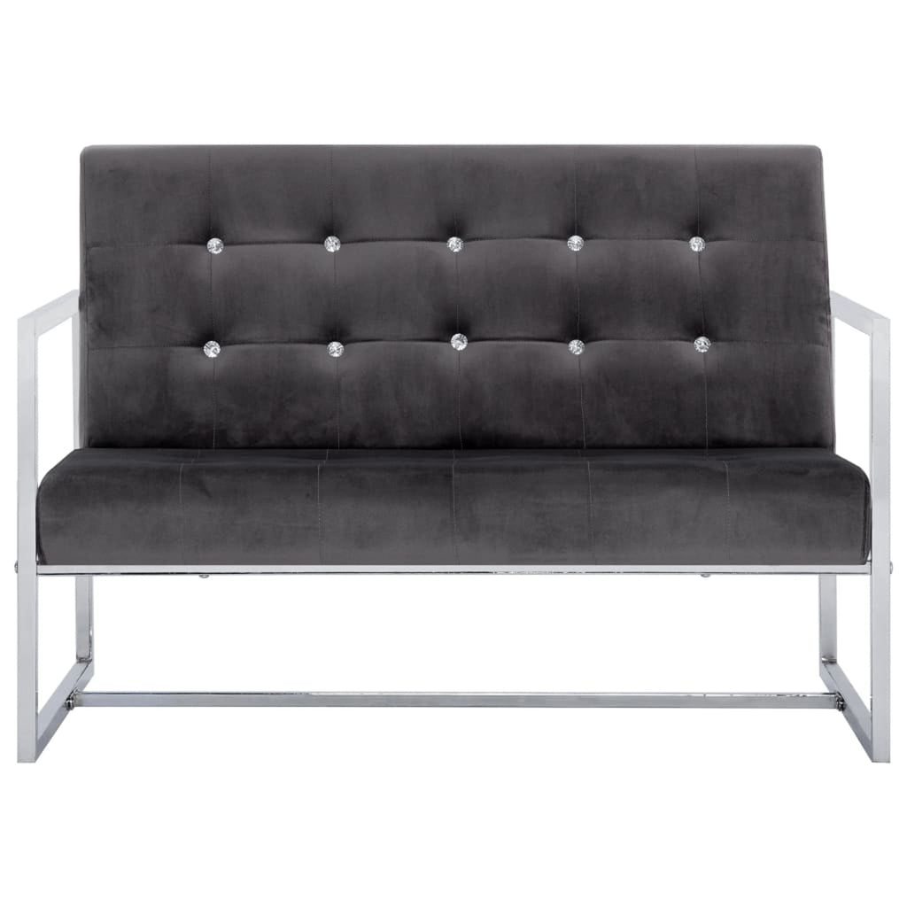 2-Seater Sofa Dark Gray T43368