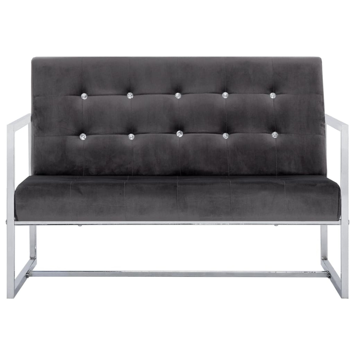 2-Seater Sofa Dark Gray T43368