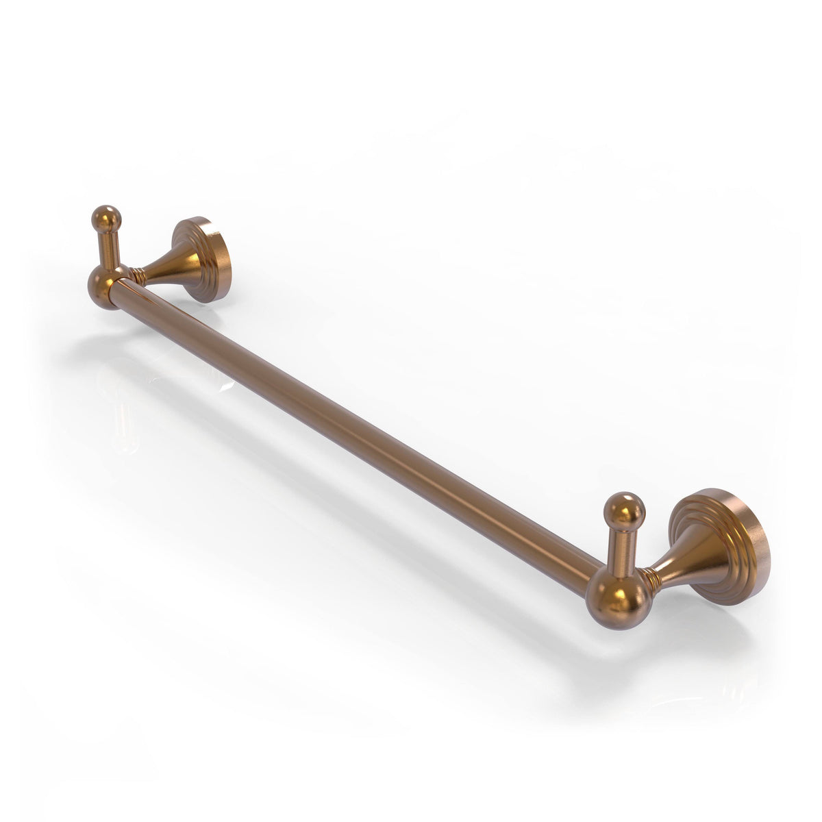 30 inch Polished Chrome Towel Bar with Integrated Hooks J36250