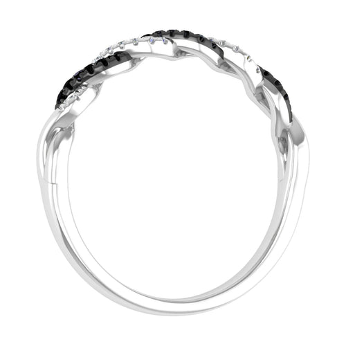 10k White Gold Diamond Wedding Band Ring W60895