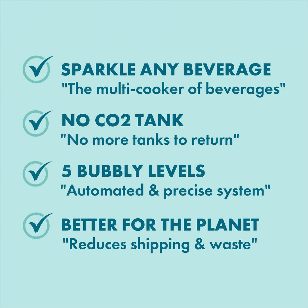 Sparkling Water Maker with 5 Carbonation Levels N660440