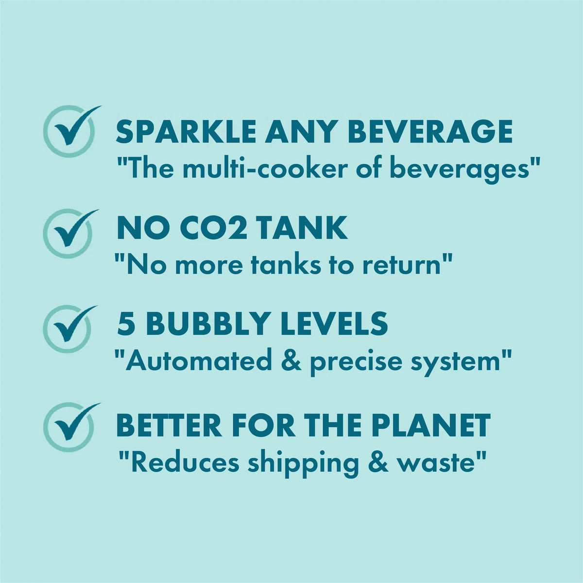 Sparkling Water Maker with 5 Carbonation Levels N660440