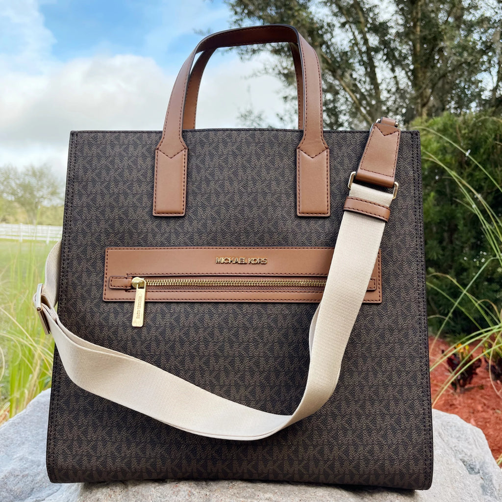 Brown Large Tote Crossbody V75800