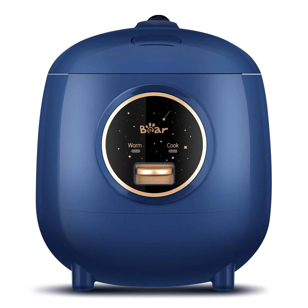 Blue 2 Cups Rice Cooker with Removable Nonstick Pot K7283