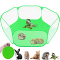 Breathable Transparent Pet Playpen Pop Open Outdoor/Indoor Exercise Fence J805487