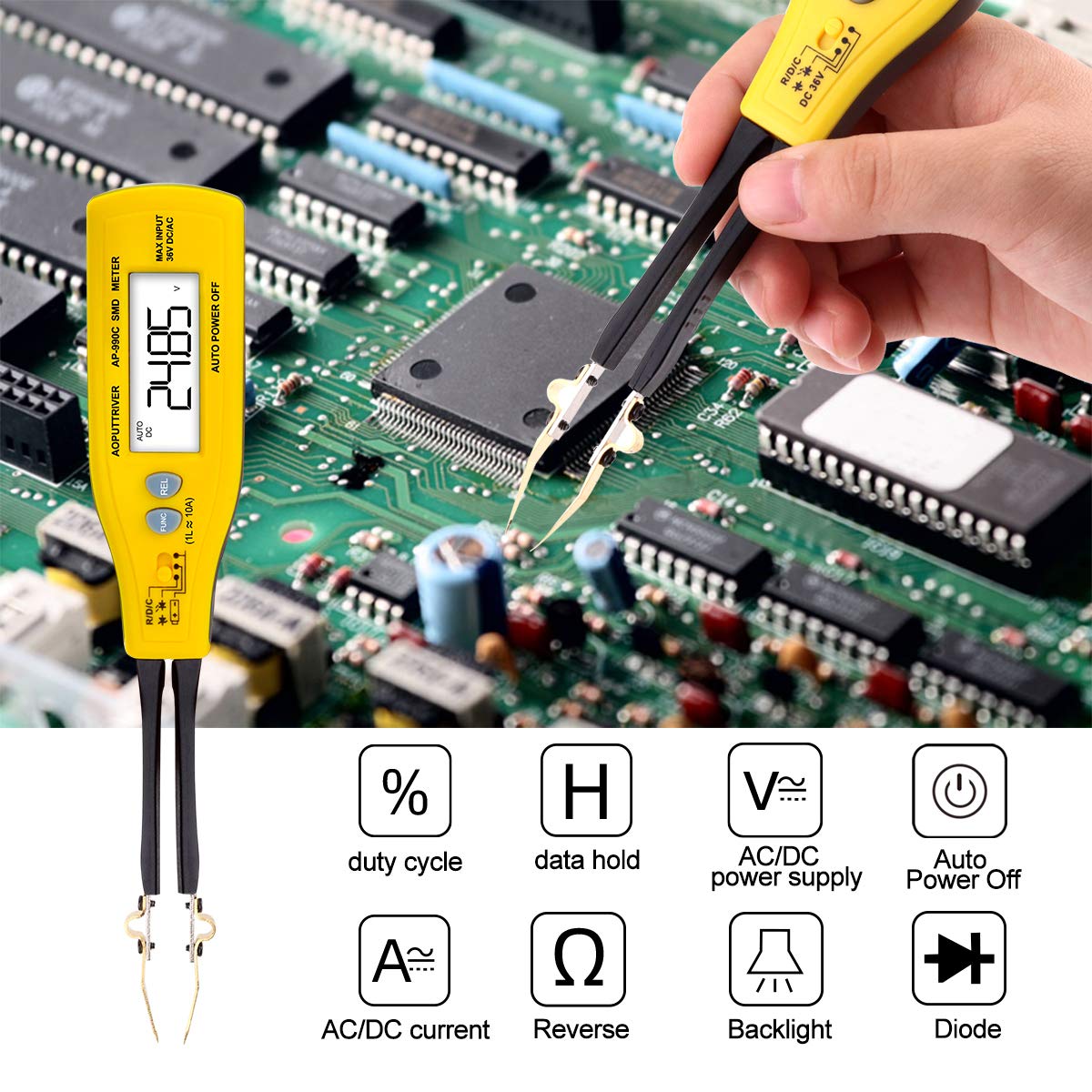 Handheld SMD Tester 6000 Counts LCR Meter Z1153