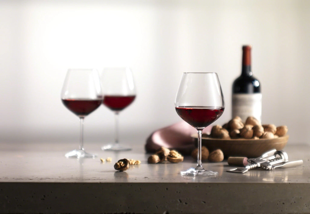 6-pc Burgundy Glass Set M183493
