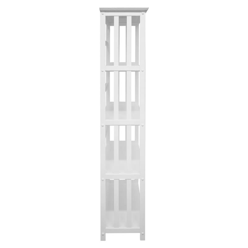 White 5-Shelf Bookcase T7463