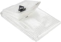 Clear Greenhouse Heavy Duty 14 Mil Waterproof Poly Tarp with Grommets (10 X 20 FT) V667807